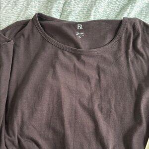 Banana Republic Black Cozy Slub Tee NWT XL